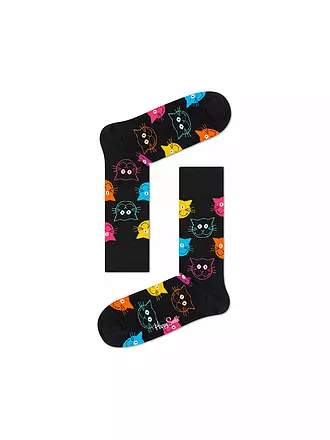 HAPPY SOCKS | Damen Socken CAT 36-40 black | 